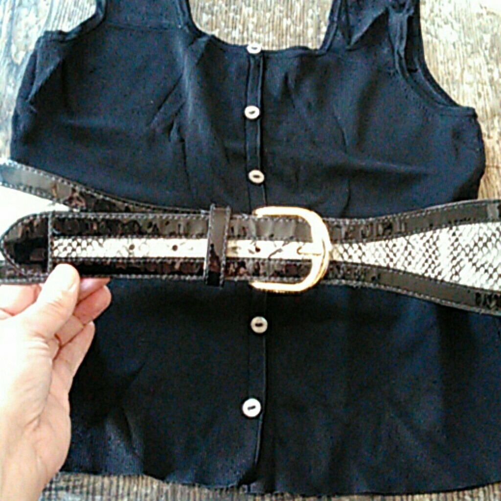 Kensie Python Belt